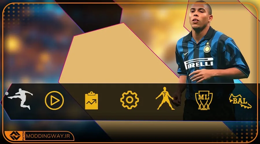 گرافیک منو Classic برای PES 2021