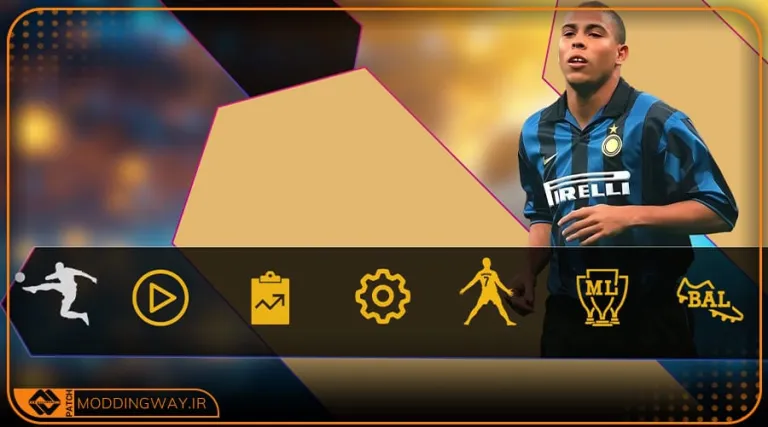 گرافیک منو Classic برای PES 2021