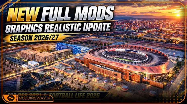ماد گرافیکی Update Season 26-27 برای PES 2021