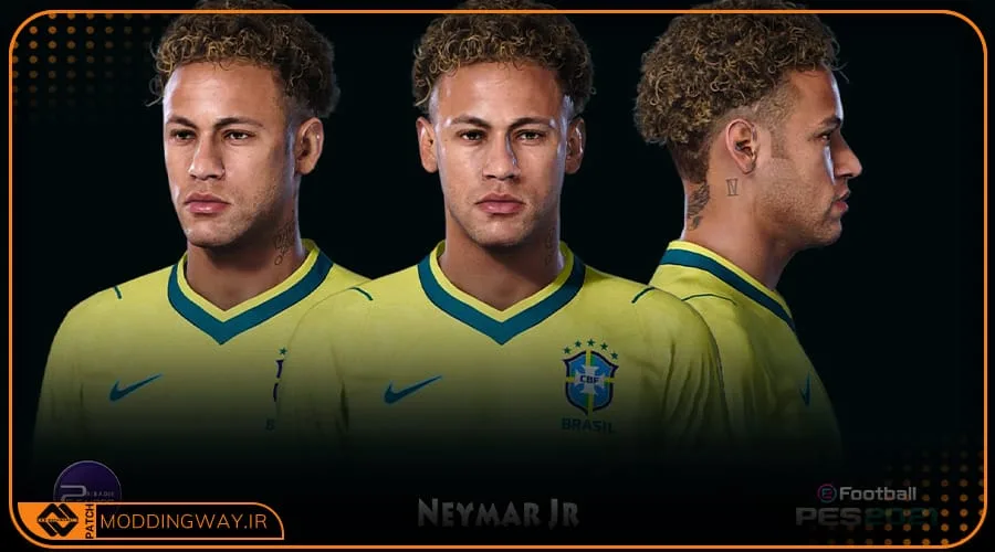 فیس Neymar Jr برای PES 2021 - آپدیت 12 مهر 1405