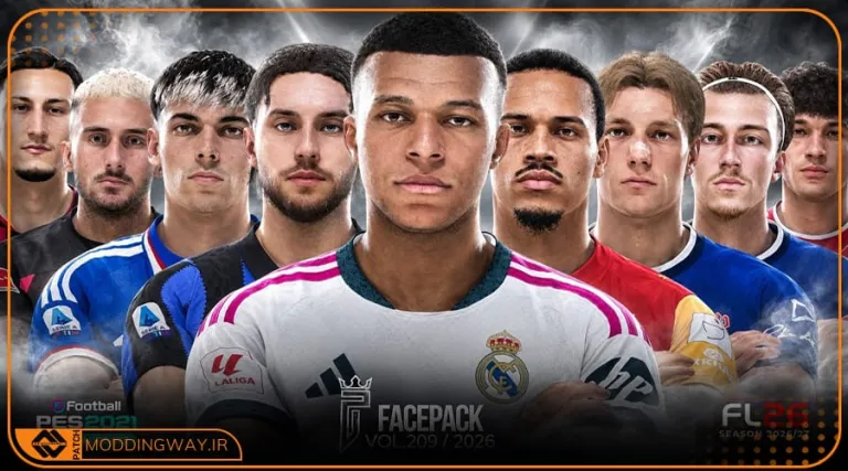 فیس پک FL26 Facepack Update v209 برای PES 2021