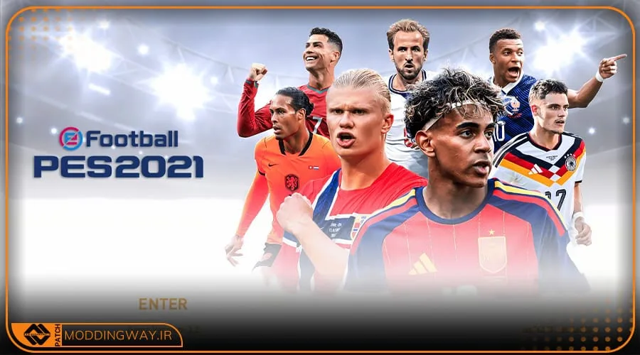 ماد گرافیکی UEFA Nations League 2026-27 برای PES 2021
