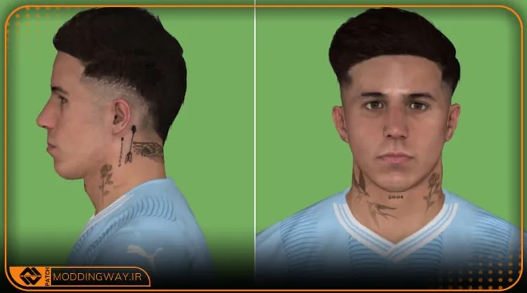 فیس Enzo Fernandez برای PES 2017 - آپدیت 16 مهر 1405