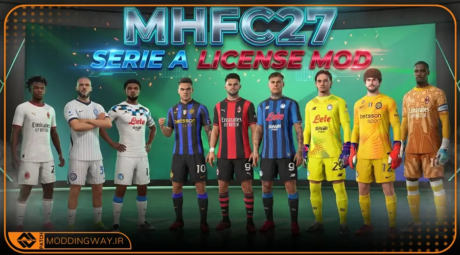 ماد آنلاکر Licensed Serie A برای FC27
