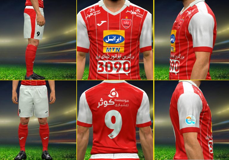 کیت پک پرسپولیس 2018 پیس