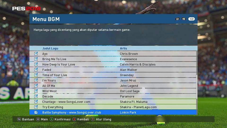 موزیک منو گلچین PES 2011 تا PES 2020 برای PES 2020 - مودینگ وی