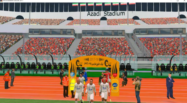 صحنه ورود بازیکنان به لیگ برتر ایران در PES2017