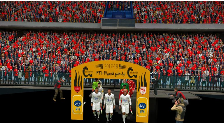 صحنه ورود لیگ برتر ایران PES2017