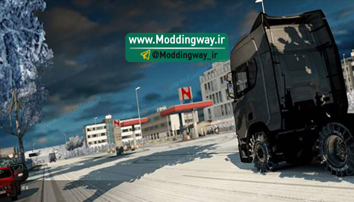 دانلود مد کامل و فوق العاده فصل زمستان ورژن جدید برای بازی Euro Truck Simulator 2