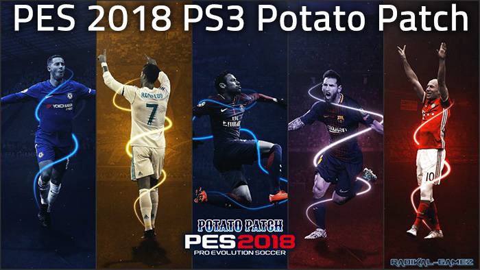 پچ PS3 Potato Patch v4 Update برای PES2018