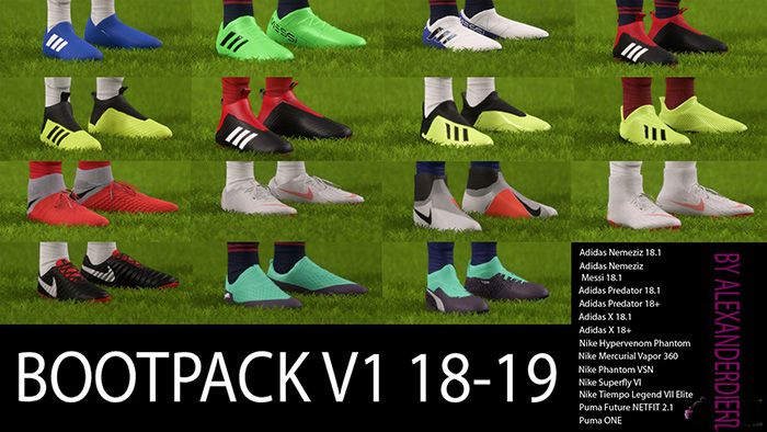 دانلود پک کفش 18/19 برای FIFA 18 توسط Alexanderdrg