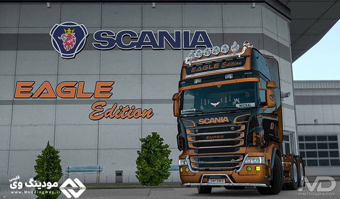 دانلود پوسته کامیون Eagle Edition Scania RJL برای یوروتراک 2