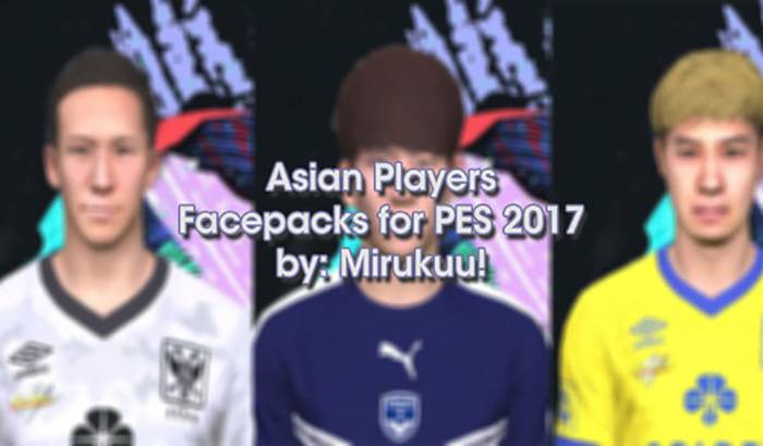فیس پک آسیایی برای PES 2017