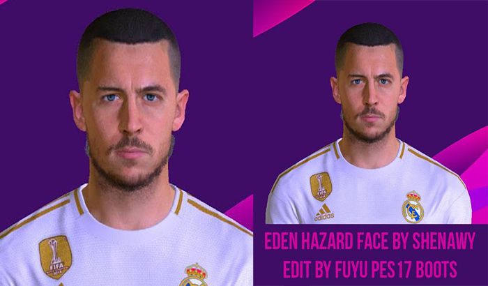 فیس ادن هازاد Eden Hazard برای PES 2017