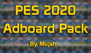 تابلو تبلیغات برای PES 2020