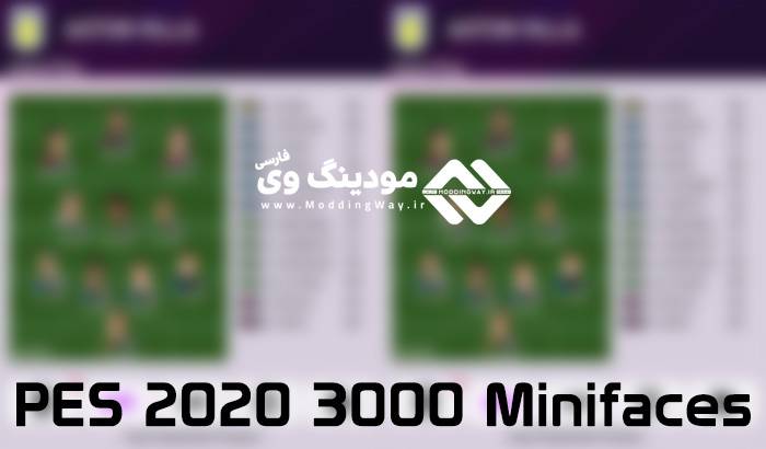 PES 2020 Minifaces [ 3000 Minifaces ]