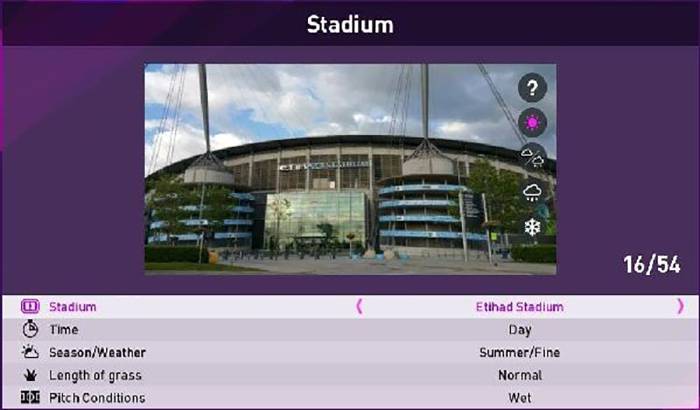 استادیوم Etihad Stadium برای PES 2020
