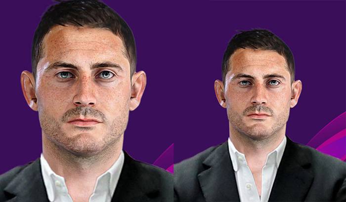 فیس فرانک لمپارد مربی چلسی برای PES 2020