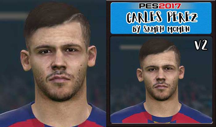 فیس Carles Perez با تتو برای PES 2017
