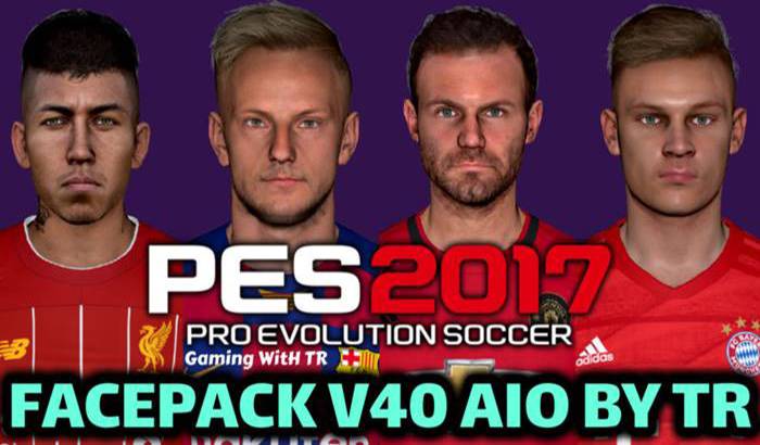 فیس پک V40 برای PES 2017 توسط TR