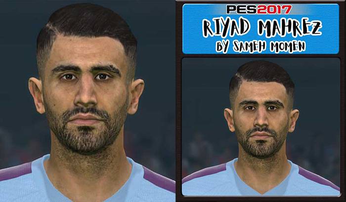 فیس Riad Mahrez برای PES 2017