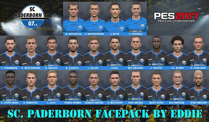 فیس پک Paderborn برای PES 2017