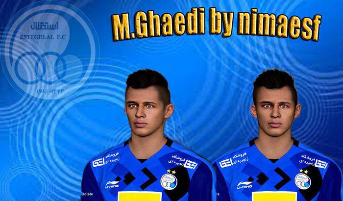 فیس مهدی قائدی برای PES 2017