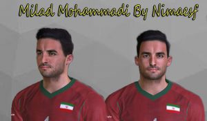 فیس میلاد محمدی برای PES 2017