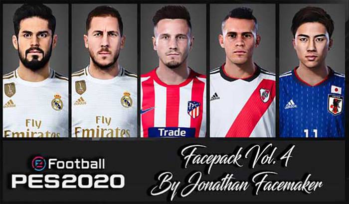 فیس پک Vol 4 برای PES 2020