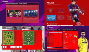 منو گرافیک مسترلیگ لالیگا برای PES 2020