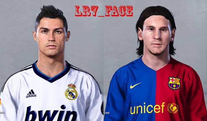 فیس جوانی Messi و Ronaldo برای برای PES 2020 و PES 2019