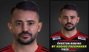 فیس Everton Ribeiro برای PES 2017