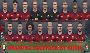 فیس پک Osasuna برای PES 2017