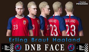 فیس Erling Haland برای PES 2020