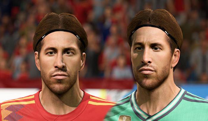 فیس Sergio Ramos برای FIFA 20