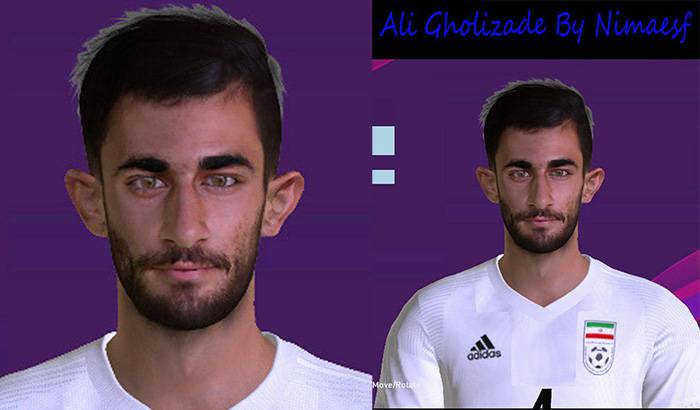 فیس علی قلی زاده برای PES 2017