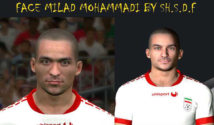 فیس میلاد محمدی برای PES 2017