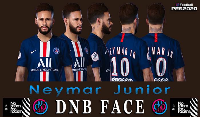 فیس Neymar برای PES 2020 و PES 2019