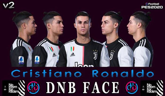 فیس Ronaldo V2 با مدل موی 2020 برای PES 2020