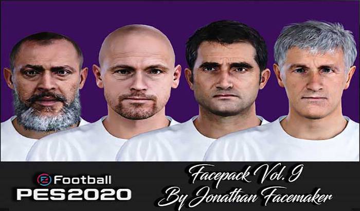 فیس پک مربی V9 برای PES 2020