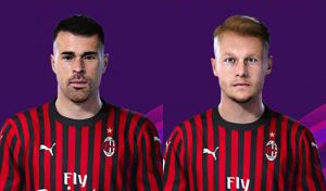 فیس Simon Kjaer و Andrea Petagna برای PES 2020