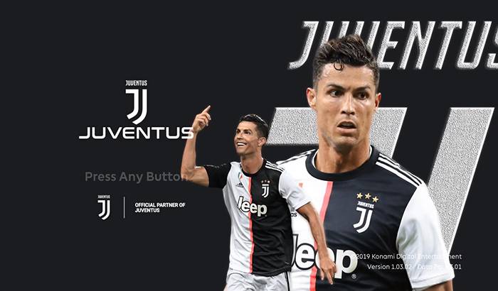 منو گرافیک Juventus برای PES 2020