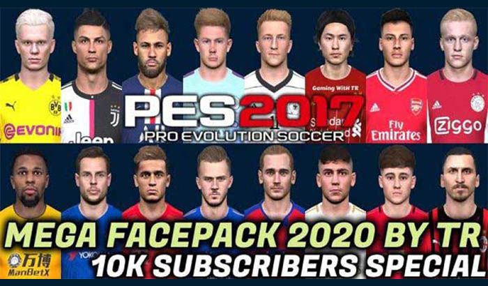 مگا فیس پک NEW برای PES 2017