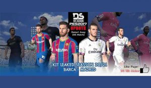 کیت پک Barcelona & Real Madrid برای PES 2017
