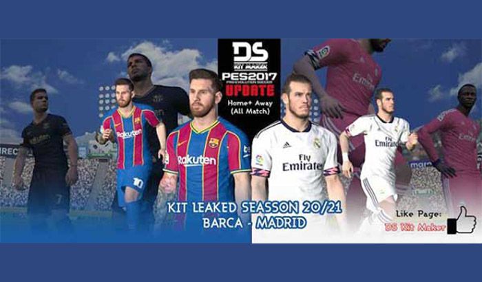 کیت پک Barcelona & Real Madrid برای PES 2017