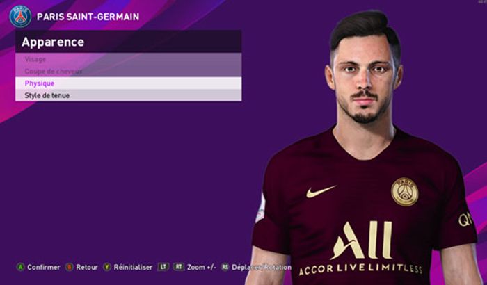 فیس Pablo Sarabia برای PES 2020