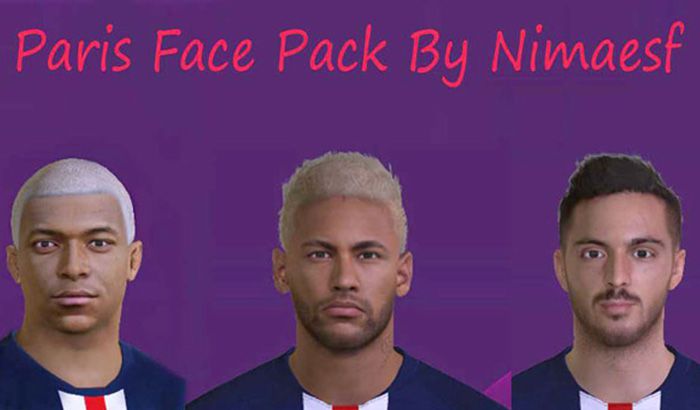 فیس پک Paris Saint-Germain برای PES 2017