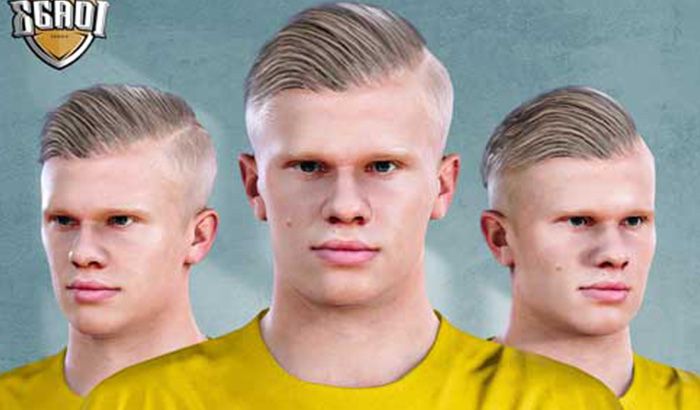 فیس Erling Braut Haaland برای PES 2020
