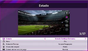 استادیوم Santigo Bernabeu برای PES 2020
