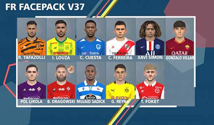 فیس پک V37 برای PES 2017